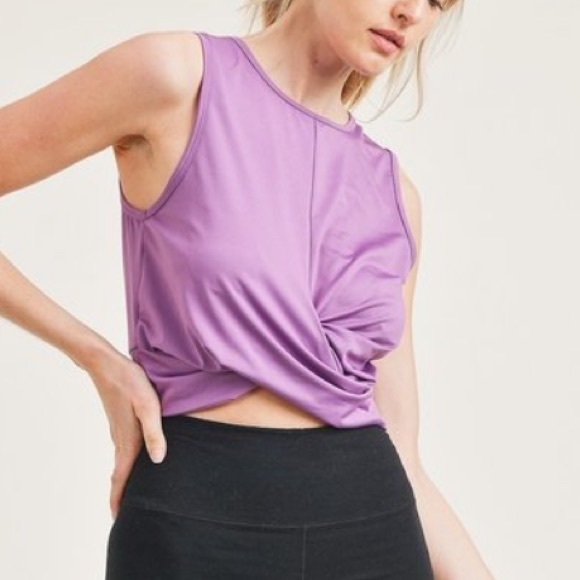 NWT KIMBERLY co Cropped Tank - Picture 2 of 4